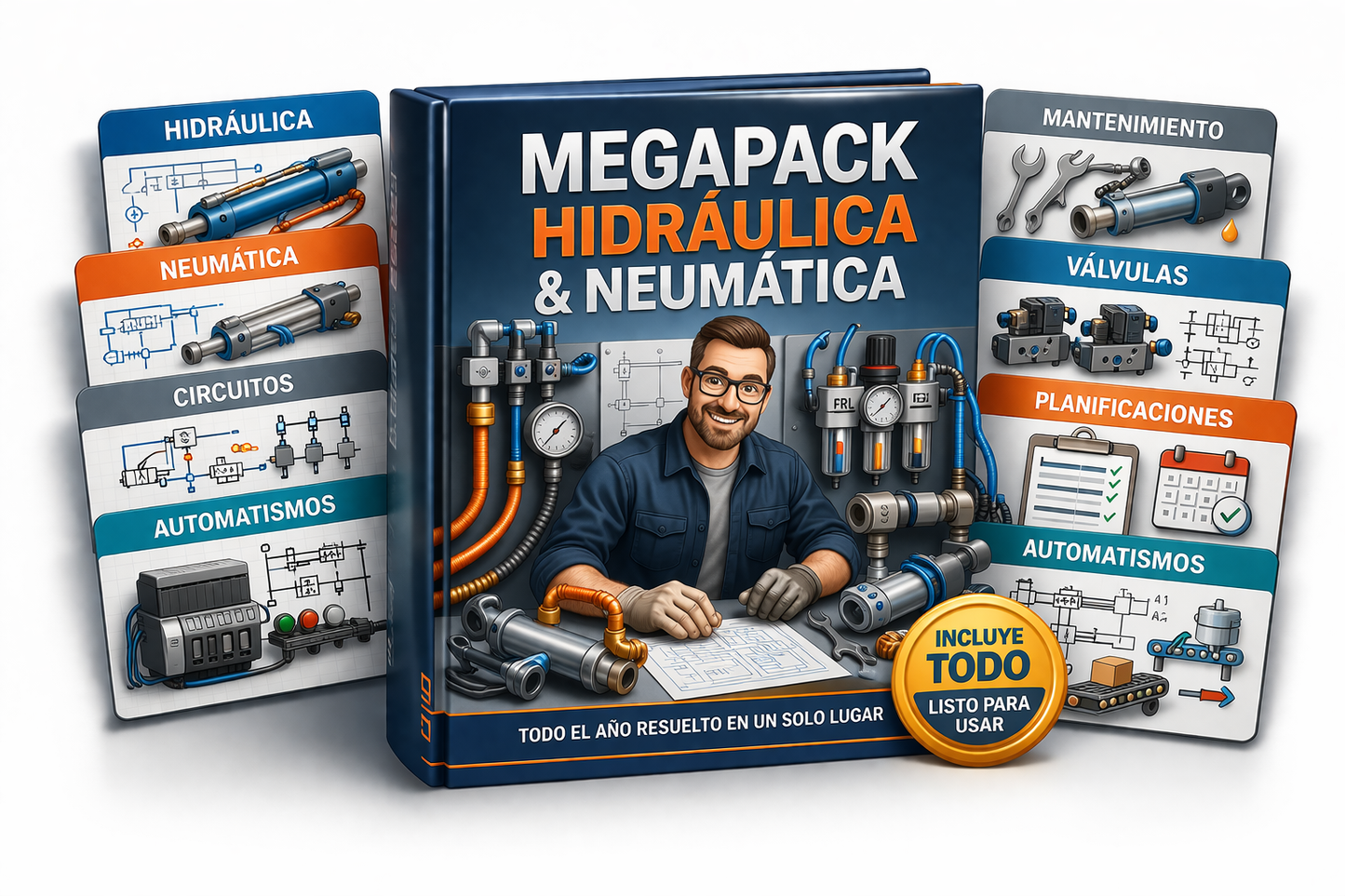 MEGA PACK HIDRAULICA Y NEUMATICA